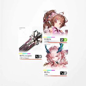KR(Korea)|LV2-LV4|Mi Fu+Mi Fu weapon+Ardelia|The novice pool is not used