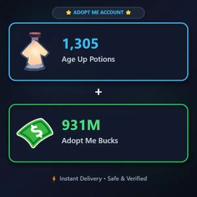 [INSTANT] 1,305 Pots + 931M Bucks | Clean Roblox Account