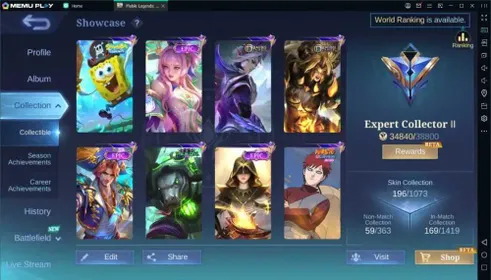 #589 | Dragon’s Maw Clint + Meowkin Hunter Lesley + Draconic Flame Valir + Eyes of Eternity Lunox | 196 Skins | Instant Login