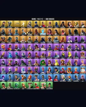 [OG] 110 Skins The Reaper ⭐️ Elite Agent ⭐️ Take The L ⭐️ Deadpool ⭐️ Meowscles ⭐️ Peely ⭐️ Midas ⭐️ Fishstick ⭐️ Aura ⭐️ Red Knight ⭐️ Beef Boss ⭐️ Poised Playmaker ⭐️ Skye ⭐️ Catalyst ⭐️ Raptor ⭐️ Dream ⭐️ Clinical Crosser ⭐️ Bullseye ⭐️ m234926924