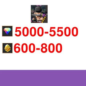 Global|IOS/Only|5000-5500RD|600-800GF|Onigashima Zoro|100% Safe Account|