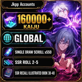 Global | Single Draw Scroll X550, 160000+ Kaiju, The inspiration of death Mahito, Awakening Satoru Gojo, SSR Recall Illustrated Book 30-40, SSR roll 2-5