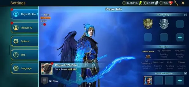 RSL# 267➤Lvl 25➤Sulfuryion L60 Built | Ninja L50 | Lady Mikage Fusion Ready | 1078 Shards | 2.98M Silver | 205 Gems | 230 Vault