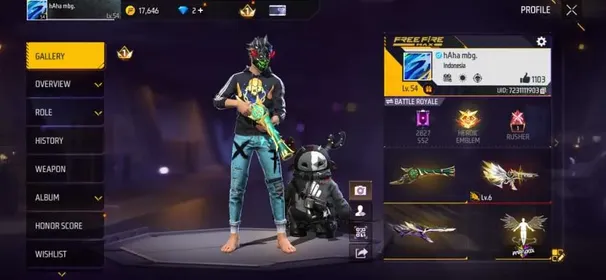 F457✨LV 54✨1 EVO✨MP5 PLATINUM DIVINITY LV.6✨162 COSTUME✨64 BUNDLE✨172 WEAPON✨AK47 PARADOX ENFORCER✨M1887 EMERALD POWER✨KATANA FROSTFIRE ECHO✨LOGIN GOOGLE✨SAFE ACCOUNT