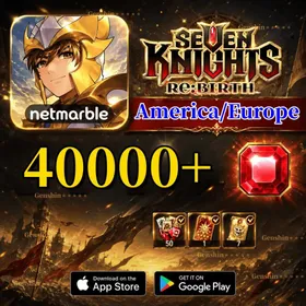America/NA/Europe|40000+ Rubies+200+ Standard Character Tickets + 10 Limited Character Tickets + 4–10 Legendary Characters|50 Selectable Limited Heroes + Selectable Teo|Seven Knights Re:birth