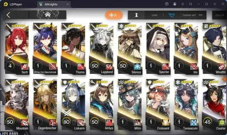 Global |LV42 Mid-Tier|1 Limited Altar + 5 STD Char|Ch'en TheDawnStreak,Surtr,Thorns, Mountain, Degenbrecher|Check SS AK026B