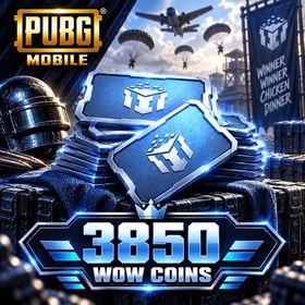3850 WOW Coins | PUBG Mobile