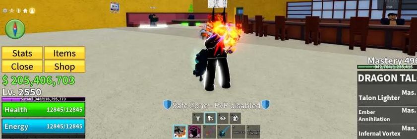 Blox Fruit | Level 2550 | Demon V4 | Shadow | Dragon Talon | Yama | | Unverified Account | Instant Delivery