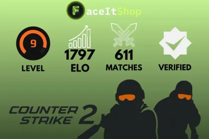 🌿🌊 SUMMER SALE - 10% 🌊🌿9 LVL FACEIT✅1797 ELO✅611 MATCHES✅|VERIFICATION|