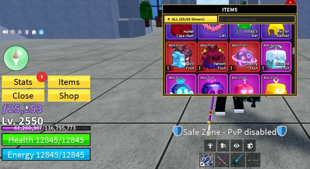 BLOX FRUIT 2550 LEVEL ✓| GHM CDK Skull Guitar Venom Spirit