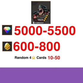 Global|IOS/Only|5000-5500+RD|500-800GF|Blackbeard+random 4-star characters|100% safe account|