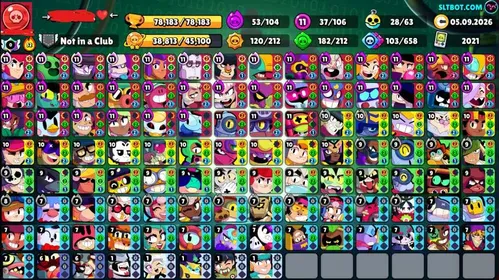 106 brawlers⭐️78k trophies 🏆 280 skins - 550 gems