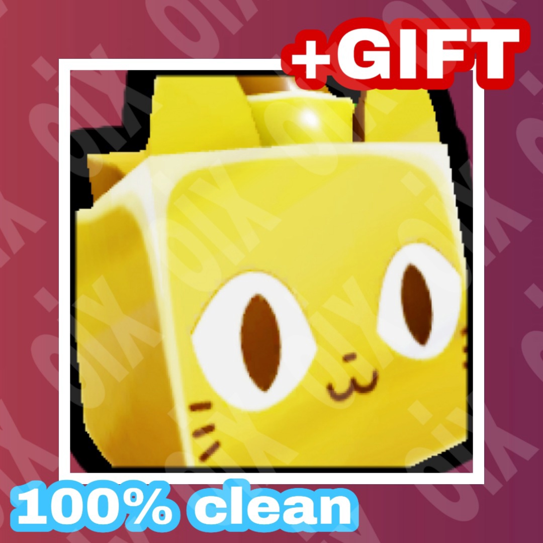 GOLDEN Huge Festive Cat