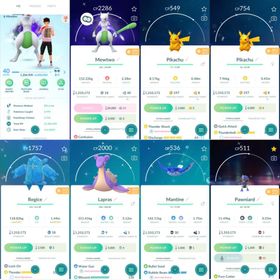 790 mystic lv40 Premium Shiny account: 389 shiny tradeable with rare shiny pokemon. Diancie ready to mega evolve. Shiny: shadow