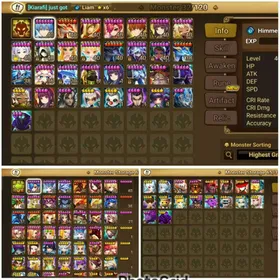 #SW601: RARE ACC!! [GLOBAL] 4 LD Nat5 NEW LIGHT FRIEREN, Artamiel +Transmog, N1X, Ariana | ALL FARM, Best SPD +143 | 19 Nat5, 51 Monster *6