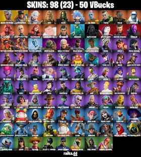[PC/PSN/XBOX] 98 skins | Recon Champion | Frostbite | Lina Scorch | Darth Vader | Spider-Gwen | Doctor Strange | Juice WRLD | The Origin | Doom Slayer | Solid Snake #385