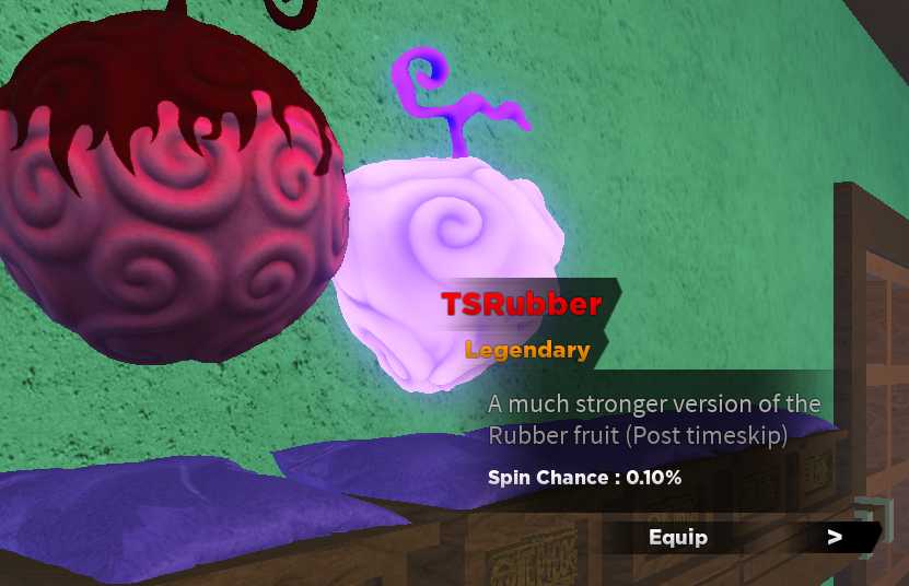 Fruit Battlegrounds TSRubber Starter Account No Bindings