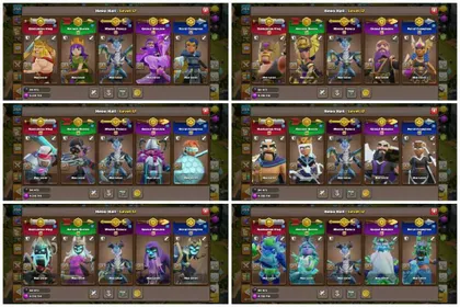 Th18 Max➺No Upgrade Left➺10 Epic Max Equipments➺33X Scenery➺50X Skins➺Builder Apprentice,Alchemist, Lab Assistant Max➺Email Change➺XP-266