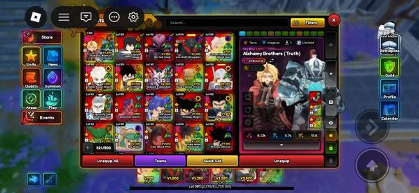 AE Endgame Account 24 Unbound [11 Secret Unit] / 6.3K RR / 35 Shiny Unit | Anime Expedition | Instant Delivery