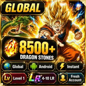 Global | Android | Level 1 | 8500+ Dragon Stones, 4-10 LR | 1 Hour Delivery