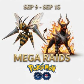 **⚡ 20x Mega Beedrill & Houndoom Raids | September 9 – September 15 | No Raid Passes Included | Buy 80 ➝ Get 20 EXTRA | Fast & Safe**