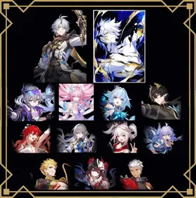 [ASIA] Starter Level 6 | Phainon + Signature LC | Cerydra + Cyrene + Silver wolf LV.999 + Sparxie  + Himeko • Nova + Bronya + Archer + Gilgamesh + Dan Heng PT + Bailu + Gallagher | Golden Companion Spirit x3 | Female MC | All Unset