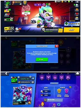 100 BRAWLER🔥57,218+ TROPHY🏆31 MAX BRAWL🔥47 HYPERCHARGED🔥Win Streak 52✨227 Skin🔷True Gold 1🔷Lots of Rare Skin💙Android And Ios•Full Access✅INSTANT DELIVERY✅