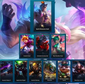 [SEA] 🌟GOOD FOR MAIN🌟 High Winrate | Low Matches | Platinum Rank | Legendary Skin Spirit Blossom Sett | Epic Skins | Recall | Pet | Trail