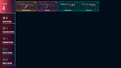 🥑 LATAM 🥑 4 SKINS 🥑 VALUE: 3950 VP 🥑 Dolmir's Revenge Vandal 🥑 Reaver Vandal 🥑 Byteshift Ghost 🥑 Heartstopper Ghost 🥑 GOLD 2 🥑 83 LEVEL 🥑 INSTANT DELIVERY 🥑 FULL ACCESS 🥑 ExvKe 🥑