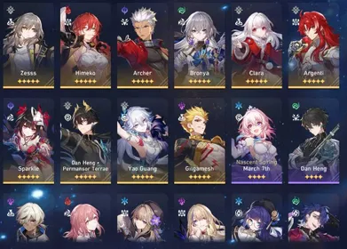 [ ASIA STARTER TL 10 ] Yao Guang With LC + Sparkle + Argenti + Archer + Gilgamesh + Dan Heng PT | Unset All