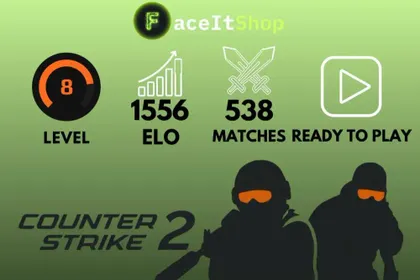 🌿🌊 SUMMER SALE - 10% 🌊🌿8 LVL FACEIT✅1556 ELO✅538 MATCHES✅|VERIFICATION ISN`T NEEDED|