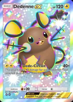[All language] 2 Star Shiny Dedenne ex - B4b