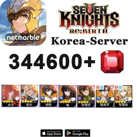 【Korea/ Servers】344600+Rubies+Random LegendCharacters ×66+ Summoning Scroll×2300+Pet Scroll×1445+Account Progress Chapter 3+As shown in the figure+Seven Knights Re:birth