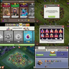 Local-United Kingdom/GB~Th10 Max~No Upgrade Left~NC Free~Hero:40-40-20~Gems-1016~Huge Magic Items~XP-85~Full Access