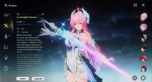 [ ASIA STARTER UL 10 ] Aemeath With Signature Weapon + Denia + Chisa + Rebecca + Jianxin RC2 + Verina