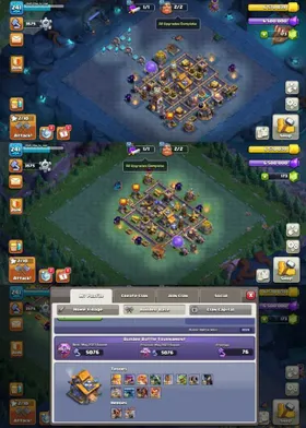Th17 Full Max~Email Change~Nothing left~5 Heroes Max~5 Epic Max Equipments~League Skin~CWL-779~NC 500~12X Skins~Max BH10