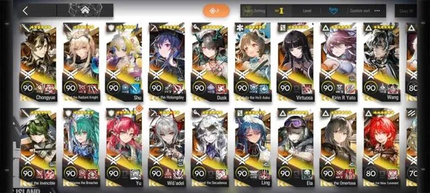 Global Lv120 108 6* ops | 142 skins 23/29 Limited + 60 pulls Shu Chongyue Sakiko Ling Ela Wis'adel Wang Exusiai W Dusk Ch'en Yu
