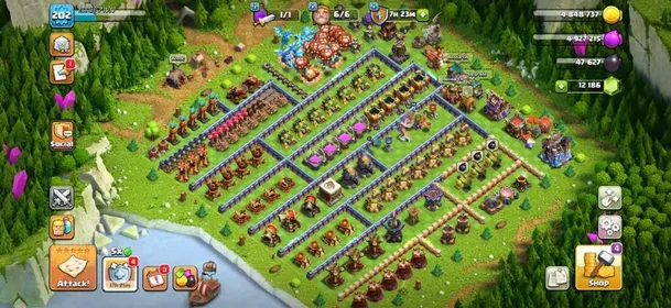 TH18 RICH GEMS 12K 💎GOOD DEFFENT AND TROOPS🔥READY FOR WAR🔥