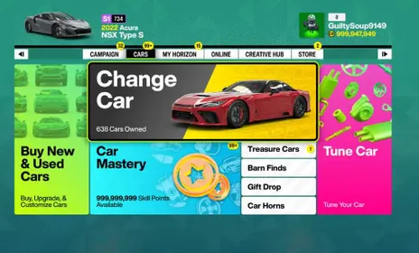 ☠︎︎ FH6 MAXED ACCOUNT | ALL 615 CARS UNLOCKED | 999M CR | SAFE & VERIFIED