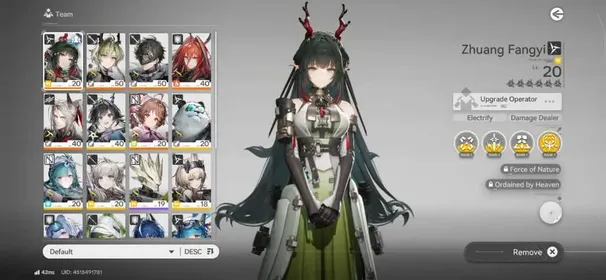 [ASIA] MID GAME LV 53 | ZHUANG FANGYI (SIGN) + 59K OROBERYL | 1 SELECTOR STANDARD CHARACTER | CAN CHANGE NICK NAME | ALL UNSET