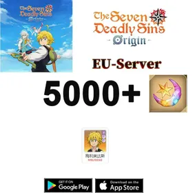 [Europe]  Meliodas+5000+ Star Fragments+Random SSR character+2 Random SSR Selection Boxes | 7DS The Seven Deadly Sins: Origin