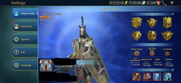 [8 Mythical Champions][31.3M] Lady Mikage,Arbais,Calamitus+1,Galleus,Aphidus,Embrys(5*),Karnage + 287 LEGENDARY (Marius(6*),Narses+Ankora x2,Siphi(6*)/x2 436+Rotos+1(6*),Tormin+1+Hilvi,Arb(6*) 445...) + 1k UNM + 1k NM HYDRA + 25 SD/25 SHOGUN AUTO