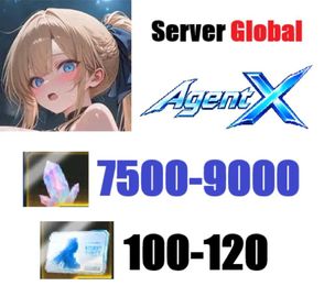 【Japan | Agent X】7500~9000 Gems + 100~120 Tickets | Reroll Account | Starter Account