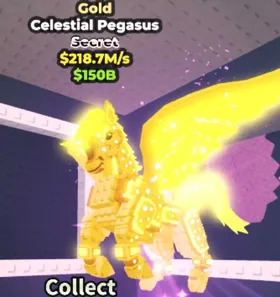 Gold Celestial Pegasus 218.7M Steal a Brainrot