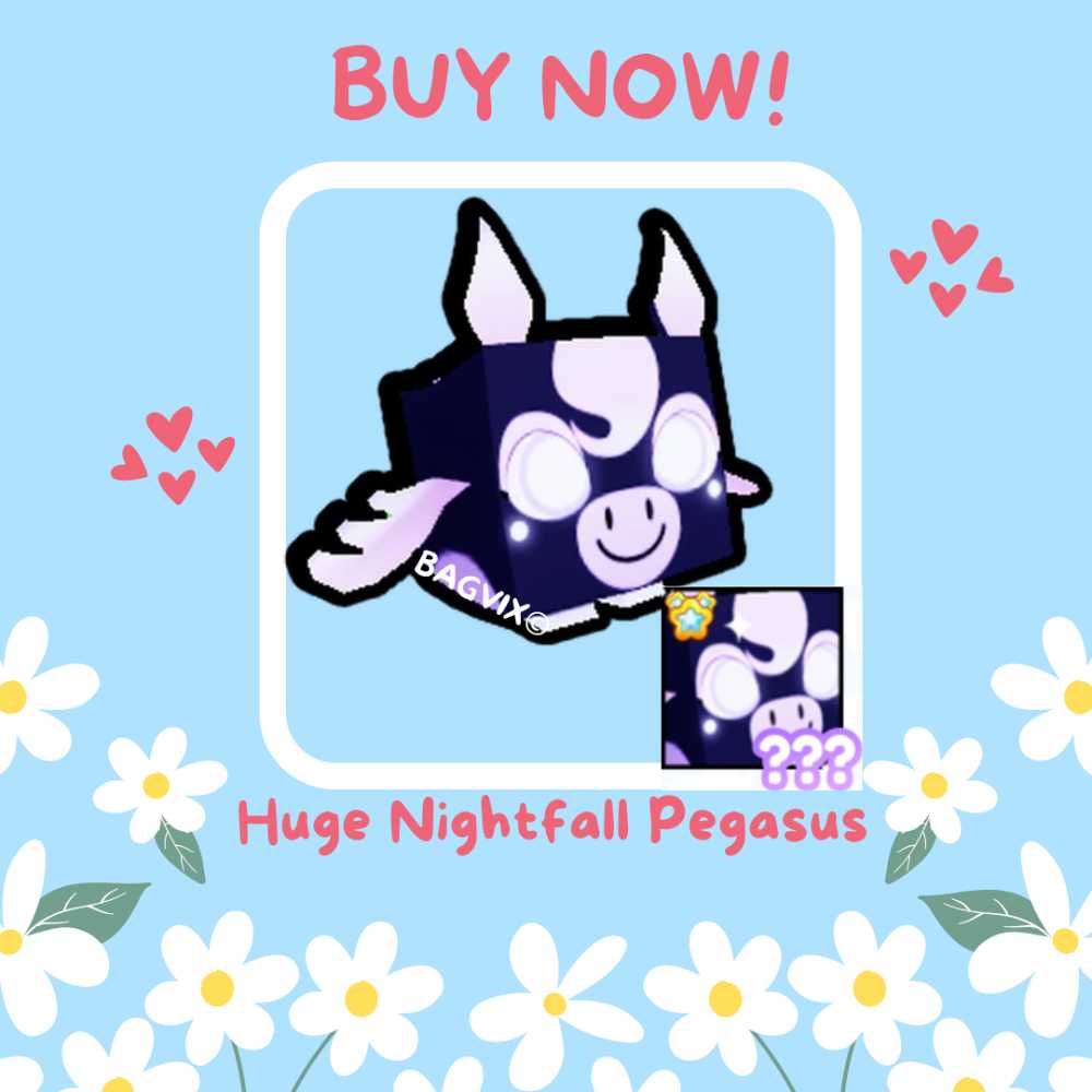 Huge Nightfall Pegasus pet simulator x pet sim psx pet sim x