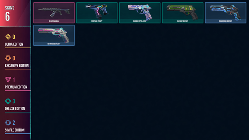 🥑 AP 🥑 6 SKINS 🥑 VALUE: 1775 VP 🥑 Reaver Vandal 🥑 Montage Frenzy 🥑 Overlay Sheriff 🥑 Bubble Pop Classic 🥑 Nanobreak Sheriff 🥑 Retrowave Sheriff 🥑 RANKED READY 🥑 170 LEVEL 🥑 INSTANT DELIVERY 🥑 FULL ACCESS 🥑 Fgj0o 🥑