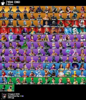 PC/PSN/Xbox/Nintendo 134 skins | OG STW | The Reaper | Elite Agent | Calamity | Raven | Ronin | Dire | Drift | Rox | Sentinel | Valor | The Foundation | The Ice King | -1350 VB