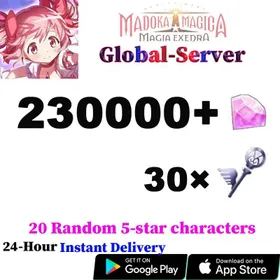 A2【Global Server】🌏230000+Magica Stones+Magia Key×30+20 Random Five-Star Characters+Account story is complete/Android/iOS Interoperability