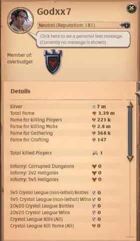 Asia |3,39M Total Fame - 7M Silver|T8 LumberJack Gather Equipment With T7 Quarterstaff Build|Take Gmail|Check SS|AO897