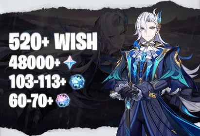 NA | AR50+ Neuvillette – 48,000+ Primogems – 103+ Acquaint Fates – 60+ Intertwined Fates